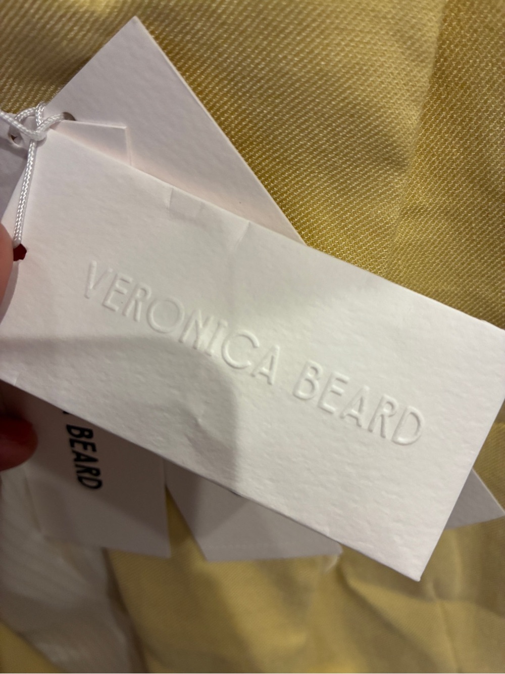 Veronica Beard Miller Dickey Chamomile Yellow Double-Breasted Jacket 8 - Picture 13 of 17